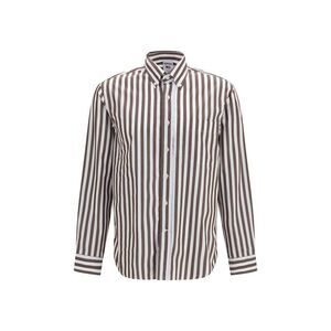 Sebago Brown Cotton Men's Shirt
